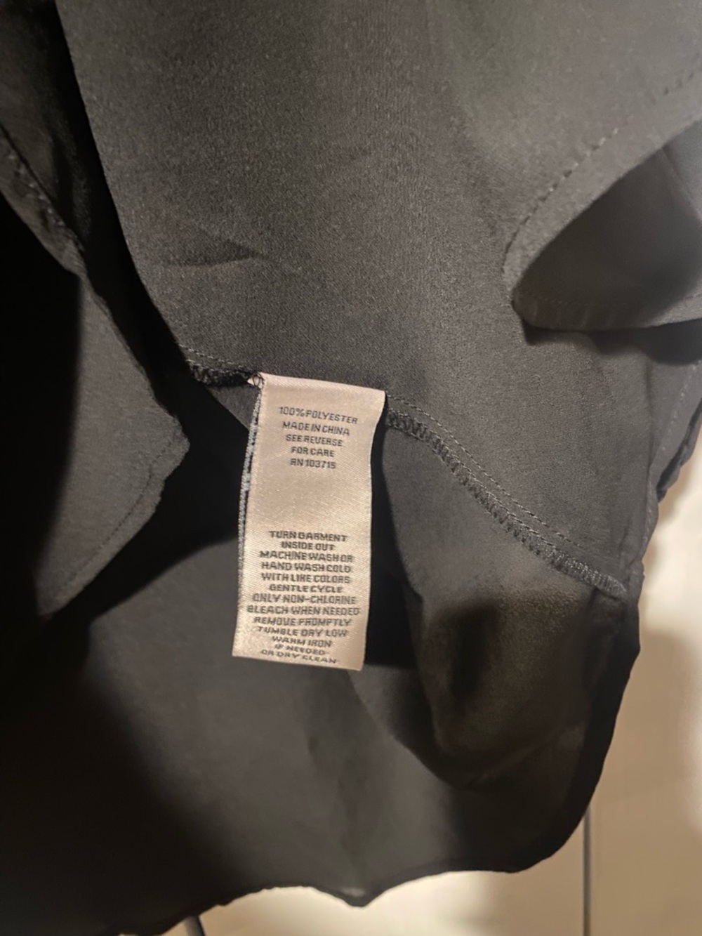 Nanette Lepore Black Button-Front Blouse - Picture 7 of 8